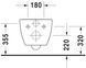Duravit Happy D.2 Унітаз підвісний Білий колір 540 mm, 22210900001 22210900001 фото 4