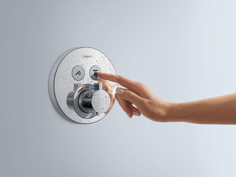 Термостат hansgrohe ShowerSelect S для душу, бронза матовий 15743140 15743140 фото