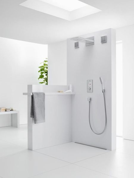 Верхній душ hansgrohe Raindance Rainfall 180 AIR 2jet, білий/хром 28433400 28433400 фото