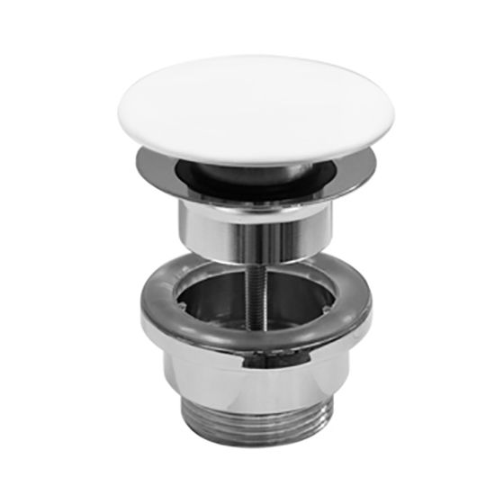Catalano Донний клапан push-button для раковини з переливом, білий мат, 5POSCBM 5POSCBM фото