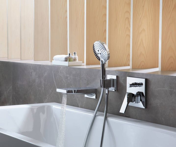 Змішувач hansgrohe Metropol для ванни настінний прихований з важелевою рукояткою, хром 32546000 32546000 фото