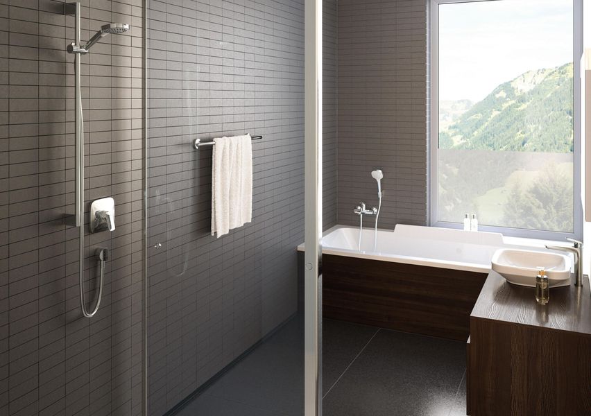 HANSGROHE FIXFIT E Шланговое подсоединение, хром, 27454000 27454000 фото