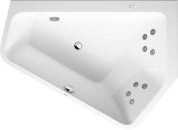 Duravit Paiova Гидромассажная ванна Белый цвет 1770x1300 mm, 760391000JS1000 760391000JS1000 фото