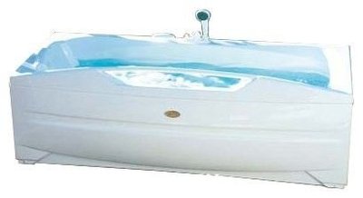 JACUZZI HIBLIS Ванна 190x90/99 з дезінфекцією, змішувач, розподільник, душова лійка, білий, 9H43-149A 9H43-149A фото