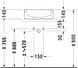 Duravit Starck 1 Накладна раковина, Білий колір Глянцевий - Глянцевий, 460 мм, 445460000 445460000 фото 3