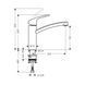 Hansgrohe Focus Кухонный смеситель однорычажный, 160, CoolStart, EcoSmart, 1jet, хром, 31816000 31816000 фото 2