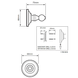 Heritage CLIFTON Гачок, хром, ACC10 ACC10 фото 2