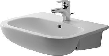 Duravit D-Code Утопленный умывальник Белый цвет 550 мм, 339550000 339550000 фото