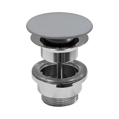 Catalano Донний клапан push-button для раковини з переливом, сірий мат, 5POSCCS 5POSCCS фото