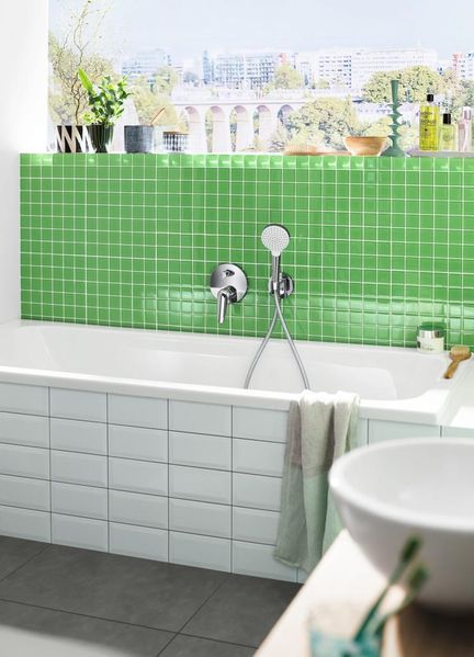 Шлангове з'єднання з тримачем для душу hansgrohe Fixfit Porter S 26487000 26487000 фото