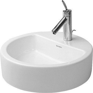 Duravit Starck 1 Накладна раковина, Білий колір Глянцевий - Глянцевий, 480 мм, 446480000 446480000 фото