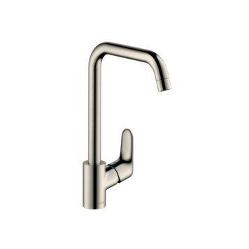 Hansgrohe Focus M41 Кухонный смеситель однорычажный, 260, Eco, 1jet, сталь, 31821800 31821800 фото