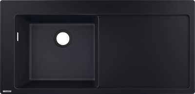 Мийка для кухні hansgrohe S51 S5110-F450 43330170 із сушаркою праворуч, чорний графіт 43330170 фото
