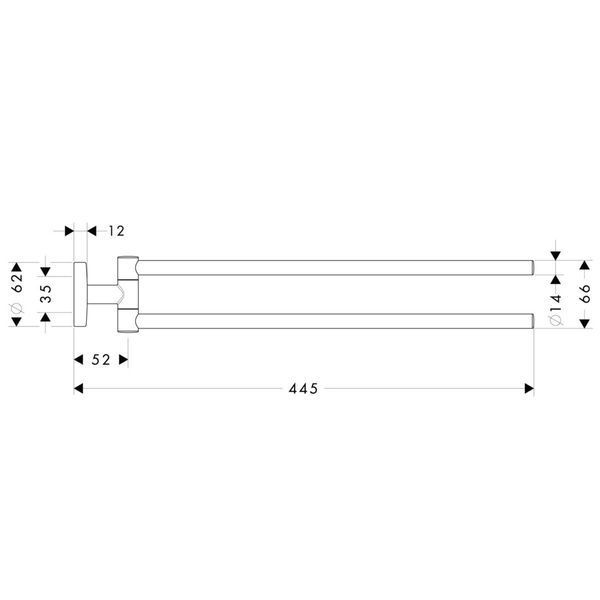 Полотенцедержатель hansgrohe Logis 40512820 40512820 фото