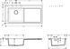 Мойка для кухни hansgrohe S51 S5110-F450 43330170 с сушилкой справа, черный графит 43330170 фото 3