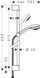 Душевой набор hansgrohe Crometta 85 Vario/Unica Crometta 90, хром 27762000 27762000 фото 2