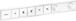 Термостат hansgrohe RainSelect скрытого монтажа на 5 потребителей, белый матовый 15384700 15384700 фото 1