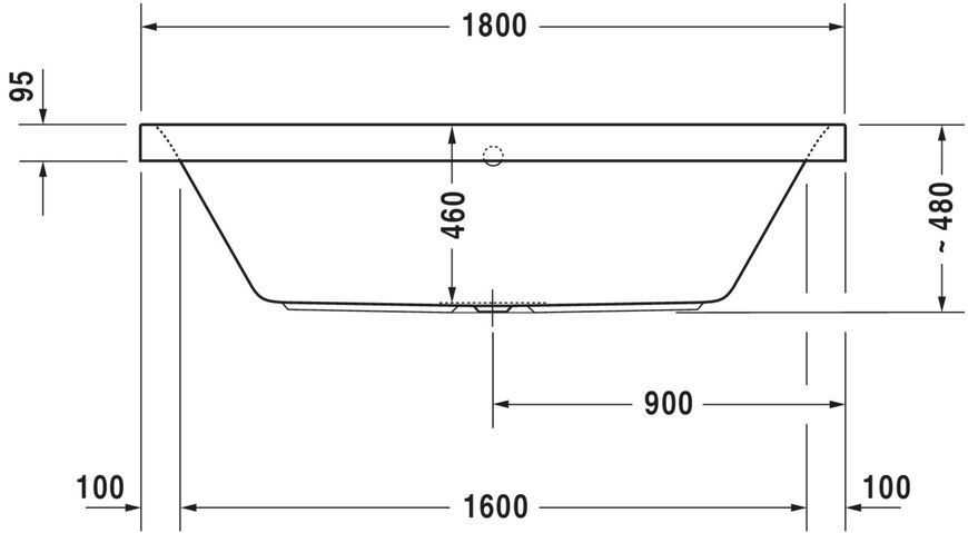 Duravit Happy D.2 Гідромасажна ванна Білий колір 1800x800 mm, 760314000CE1000 760314000CE1000 фото