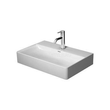 DURAVIT DURASQUARE Умивальник 60х40 см, без отворів, білий, 2356600070 2356600070 фото