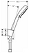 HANSGROHE NOVUS Комплект прихованого монтажу для душу Crometta S 240 1jet, хром/білий, 71042024 71042024 фото 7