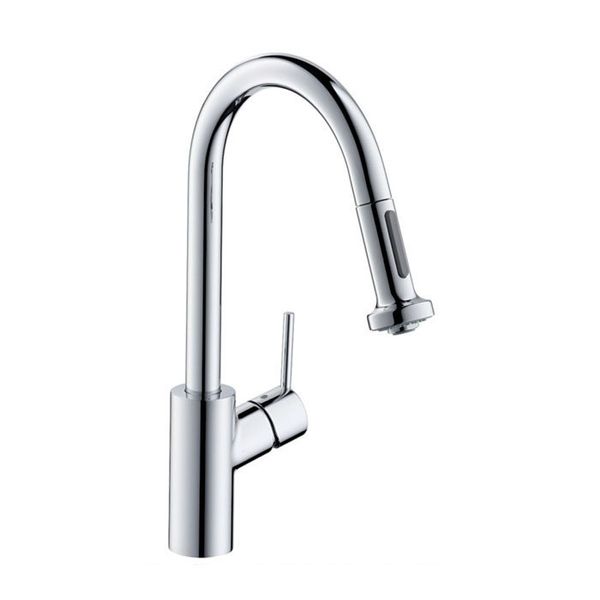 Hansgrohe Talis M52 Кухонний змішувач одноважільний, 220, Eco, з витяжним душем, 2jet, хром, 72831000 72831000 фото