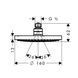 Верхній душ Hansgrohe Croma 100 27450000 27450000 фото 2