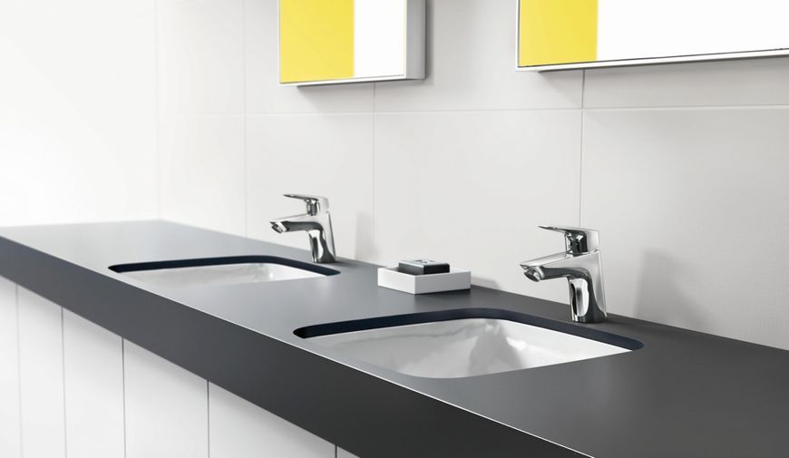 Смеситель hansgrohe Logis для раковины с сливным набором, хром 71078000 71078000 фото