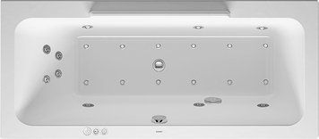 Duravit DuraStyle Гидромассажная ванна Белый цвет 1700x750 mm, 760296000CP1000 760296000CP1000 фото