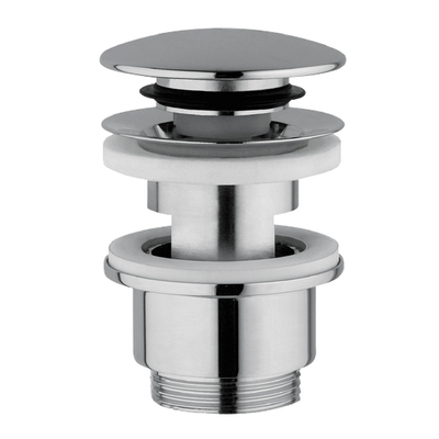 Fiore Донний клапан для раковини з переливом Click-Clack, хром, 35SC0002 35SC0002 фото