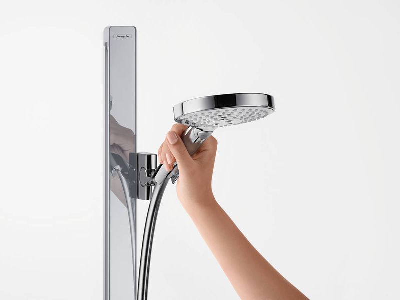 Душовий набір hansgrohe Raindance Select S 120 3jet EcoSmart з душовою штангою та мильницею 27647000 27647000 фото