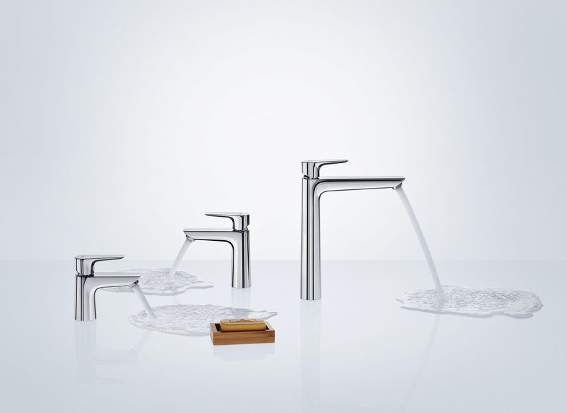 Смеситель hansgrohe Talis E для раковины со сливным гарнитуром, хром 71700000 71700000 фото