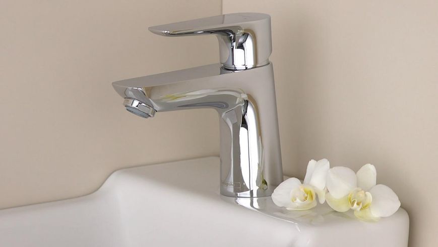 Смеситель hansgrohe Talis E для раковины со сливным гарнитуром, хром 71700000 71700000 фото
