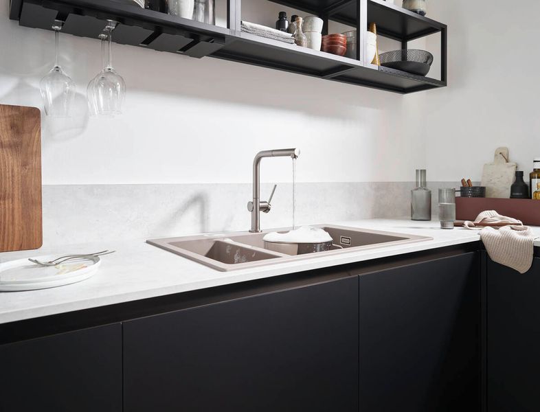 Змішувач hansgrohe Talis M54 для кухонного миття з висувним душем, хром 72808000 72808000 фото