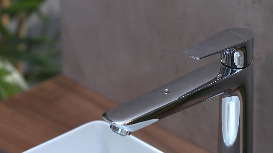 Смеситель hansgrohe Talis E для раковины с высоким изливом и сливным гарнитуром, бронза матовый 71716140 71716140 фото
