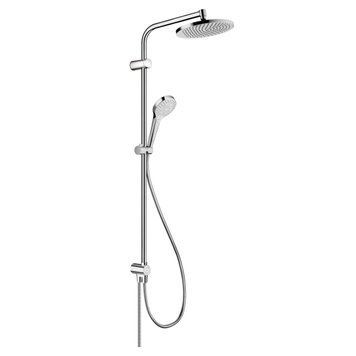 Showerpipe 240 S Reno Душевой набор с переключателем (верхний душ 240, переключатель, ручной душ и шланг), хром, 26876000 26876000 фото