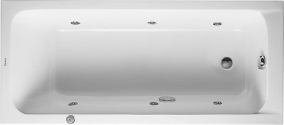 Duravit D-Code Гідромасажна ванна Білий колір 1600x700 mm, 760096000JP1000 760096000JP1000 фото
