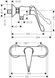Смеситель hansgrohe Novus для душа 71926000 71926000 фото 2