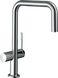 Hansgrohe Talis M54 Кухонний змішувач, одноважільний, U 220, із запірним вентилем, 1jet, хром, 72807000 72807000 фото 1