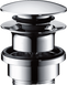 Донний клапан для раковини hansgrohe Push-Open, 50100000 50100000 фото 1