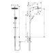 Showerpipe 240 S Reno Душовий набір з перемикачем (верхній душ 240, перемикач, ручний душ та шланг), хром, 26876000 26876000 фото 2