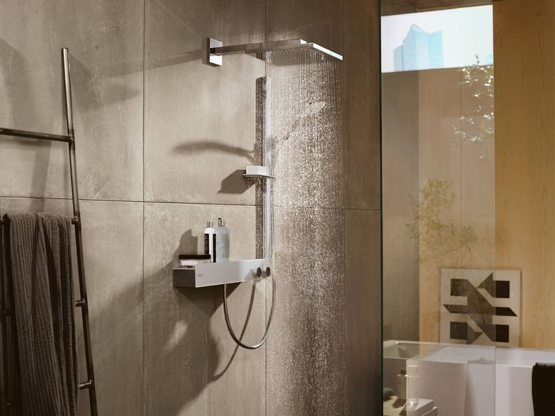 Душевой набор hansgrohe Raindance Select S 120 3jet с душевой штангой 90 см и мыльницей 27648000 27648000 фото