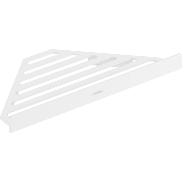 Hansgrohe ADDSTORIS Полка с отверстиями угловая, белый матовый, 41741700 41741700 фото