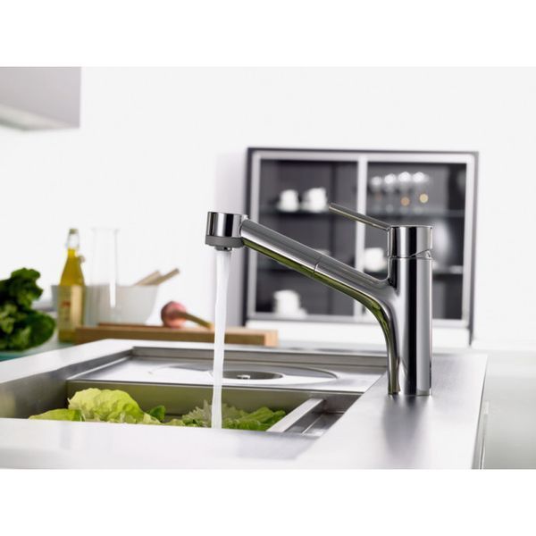 Hansgrohe Talis M52 Кухонний змішувач, одноважільний, 170, Eco, з витяжним душем, 2jet, 32845000 32845000 фото