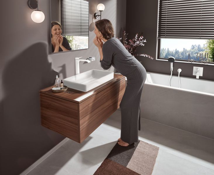 Hansgrohe PULSIFY Душевой набор с держателем 105 1jet, шланг 125 см, матовый белый, 24301700 24301700 фото