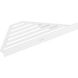 Hansgrohe ADDSTORIS Полиця з отворами кутова, білий матовий, 41741700 41741700 фото 1