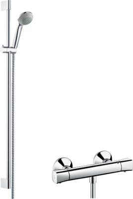 Душовий набір hansgrohe Crometta 85 Vario з універсальним термостатом Ecostat та душовою штангою 90 см 27080000 27080000 фото