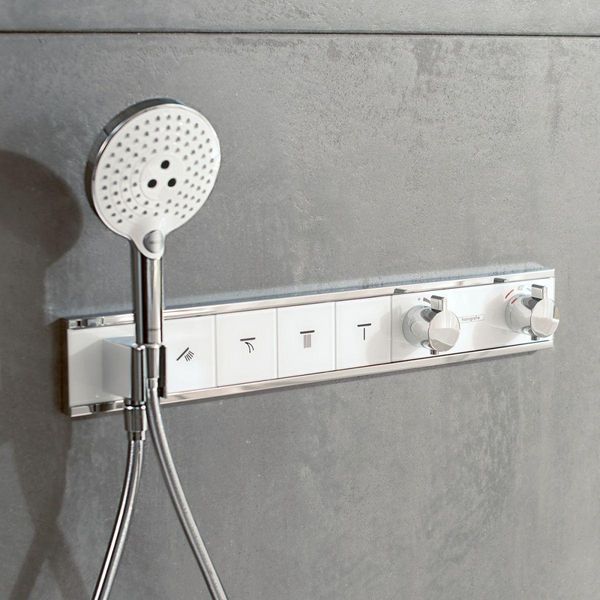 Термостат hansgrohe RainSelect для душа, белый/хром 15357400 15357400 фото