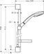 Душовий набір hansgrohe Croma 100 Multi/Unica C 27774000 27774000 фото 6