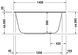 Duravit DuraStyle Ванни Білий колір 1400x800 mm, 700233000000000 700233000000000 фото 3