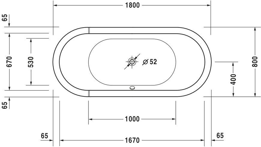 Duravit Starck Гидромассажная ванна Белый цвет 1800x800 mm, 760010000AS0000 760010000AS0000 фото